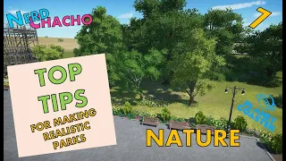 #7 - Nature - Planet Coaster Tutorial - Realistic Looking Parks in Planet Coaster