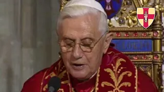 Ansprache Papst Benedikts XVI in Heiligenkreuz Teil1/2