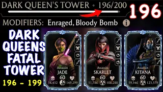 Dark Queen Fatal Tower 196 | Mortal Kombat Mobile