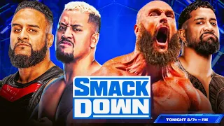 Jey Uso & Braun Strowman vs. Solo Sikoa & Tama Tonga - Tag Team Match | WWE SMACKDOWN