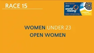 2019 World Rowing Indoor Champs: Open women's and women's U23 2000m race