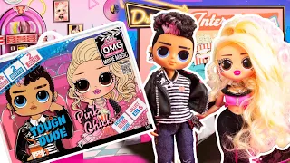 OMG Tough Dude And Pink Chick LOL Movie Magic 2 Pack Unboxing!