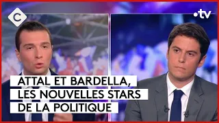 Attal et Bardella, nouvelles stars de la politique - La Story - C à Vous - 14/12/2023