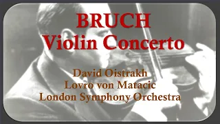 Bruch l Violin Concerto l David Oistrakh, Matacic