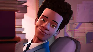 Miles Morales Late For Class Scene - Spider-Man Into the Spider-Verse (2018) 4K Movie Clip