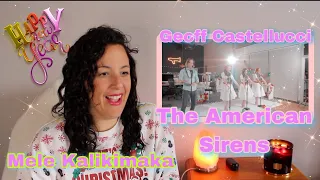 Reacting to Geoff Castellucci feat  The American Sirens | Mele Kalikimaka 🎄| Happy New Year ! 🥳 ❤️