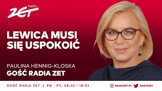 Paulina Hennig-Kloska: Lewica musi się uspokoić. To nieodpowiedzialne i niepoważne