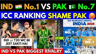 India No.1 In ICC T20 Ranking Pakistan No.7 | Ind 🇮🇳 Stringest Bowling | T20 Wc 2024