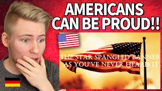 German Reacts to The Star Spangled Banner As You've Never Heard It!