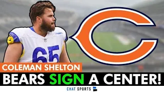 ALERT: Chicago Bears Sign Center Coleman Shelton To 1-Year Contract In NFL Free Agency | Bears News