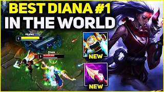 RANK 1 BEST DIANA IN THE WORLD AMAZING GAMEPLAY! | Season 13 League of Legends
