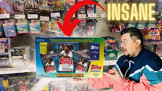 Sports Card Hunting! BEST BASEBALL CARD BOX of 2024?! 2024 Topps series 1 Baseball SUPER BOX!