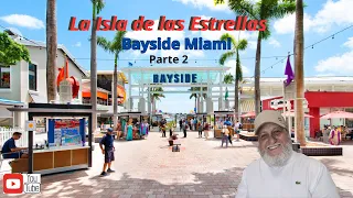 Paseando por el puerto de Miami y disfrutando con mucho entusiasmo...