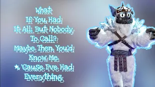 Yeti Performs "Lonely" By Justin Bieber ft. Benny Blanco (Lyrics) | The Masked Singer