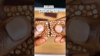 Quinoa Crunch Bar Recipe 🍫 #halloweendiy #vegan #halloweenrecipe