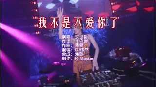 贺世哲 《我不是不爱你了（DJ伟然版）》 KTV 导唱字幕 （备有伴奏视频）