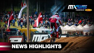 News Highlights | EMX125 Presented by FMF Racing | MXGP of Latvia 2023 #MXGP #Motocross