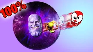 PAPER2.IO THANOS 100% OF MAP! | THANOS DESTROYS EVERYONE IN PAPER2.IO! | Paper2.io Epic and Funny