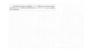 [40/s.120/ZR2OE] Na podstawie wykresu funkcji f(x) wyznacz wszystkie wartości parametru m