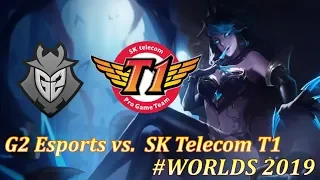 SKT vs. G2 Must See Worlds 2019 | Плей-Офф ЧМ-2019 Запись Стрима прямой эфир на русском языке