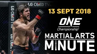 Martial Arts Minute | 13 September 2018