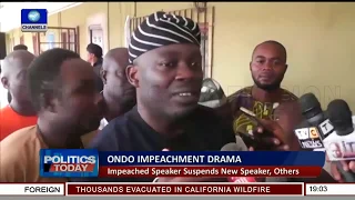 Ondo Impeached Speaker Suspends New Speaker, Others |Politics Today|