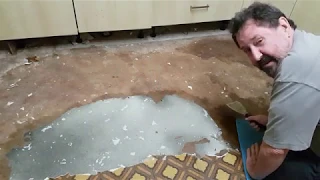 Easiest way to get Vinyl Floor off concrete