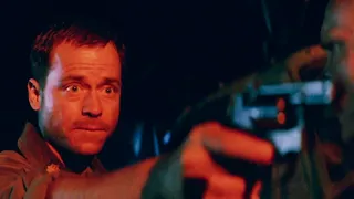 We Were Soldiers (2002) | Maj. Bruce “Ol' Snake” Crandall pulls a gun on cowardly Medevac pilot