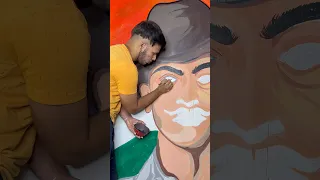 Bhagat singh special painting🔥 #shorts #bhagatsingh