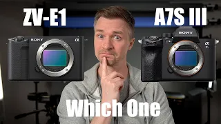 Sony ZV-E1 vs Sony A7S III