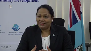 Fijian Minister for Housing holds a press conference on land sale scam