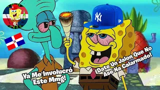 Arrebatado fumando hoja🤣🤣 Bob Esponja Dominicano🇩🇴 | El Doblaje RD🇩🇴