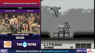 Teenage Mutant Ninja Turtles III: Radical Rescue by ZorlaxSeven in 28:46 - SGDQ2017 - Part 117