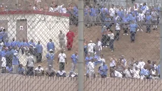 VIDEO: Protesters blame riot at Norco prison on new state reintegration policy | ABC7