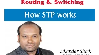How STP works - Video By Sikandar Shaik || Dual CCIE (RS/SP) # 35012