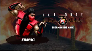 UMK3 (Sega Genesis Hack) - Ermac (God Ladder/Very Hard)