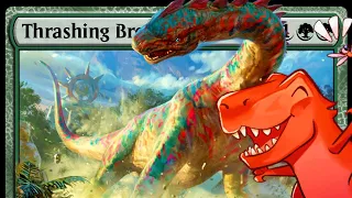 Thrashing Brontodon Returns to Stampede Dinosaurs! Pioneer and Explorer