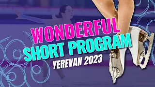 Zhasmin SHLAGA (KGZ) | Junior Women Short Program | Yerevan 2023 | #JGPFigure