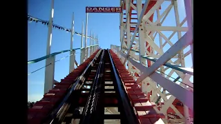Roller Coaster - The Giant Dipper at Belmont Park in San Diego, California