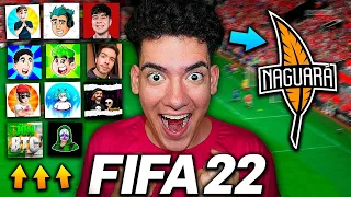 CREAMOS UN EQUIPO DE FUTBOL ⚽ CON YOUTUBERS FAMOSOS EN FIFA 2022 😱 * HAGO UN HAT TRICK* | TheDonato