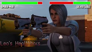 Spider-Man vs. Silver Sable with healthbars (Edited By @Ag3nt._)