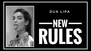 [SUB INDO] Dua Lipa - 'NEW RULES' Lyrics