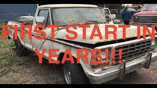 FIRST START IN YEARS, 1979 Ford F-150