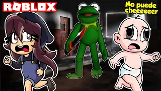 ¡ESCAPA DE LA RANA MAS MALVADA DE ROBLOX! 🪓🐸 ¿SOBREVIVIREMOS? BEBE NOOB