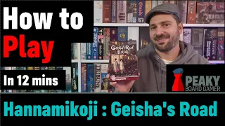 How to play Hannamikoji: Geisha's Road board game - Full teach + Visuals - Peaky Boardgamer