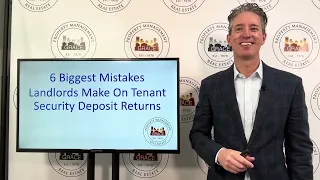 Top Reasons Landlords Get Sued By Tenants On Security Deposit Return Mistakes