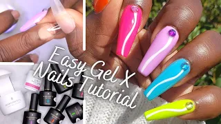 How to Do Gel X Nails | Born Pretty Nail Tips and Glue Set | $17 Amazon Gel X Nail Tip Kit