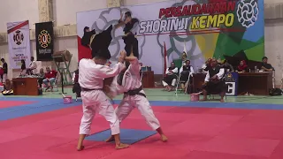 Peraih Medali Emas Kejurnas Shorinji Kempo Kategori Embu Berpasangan Campuran Tingkat Dewasa