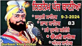 9-3-2024| Satnam Fast Nitnem |vol-25