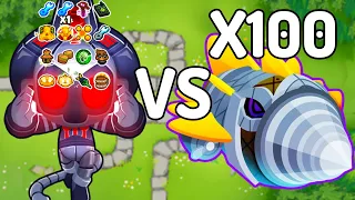 God Boosted VTSG VS. 100 Elite Dreadbloons